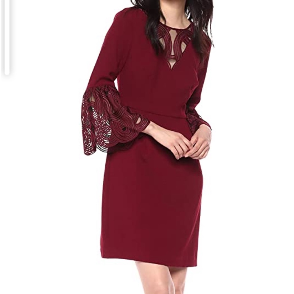 New Trina Turk burgundy dress